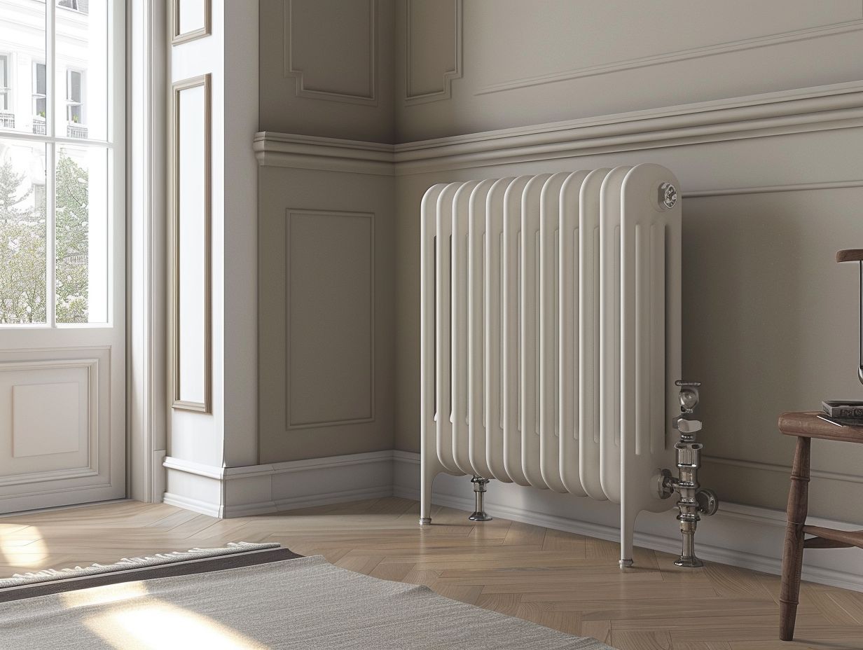 What are some design upgrades that can modernize traditional radiators?