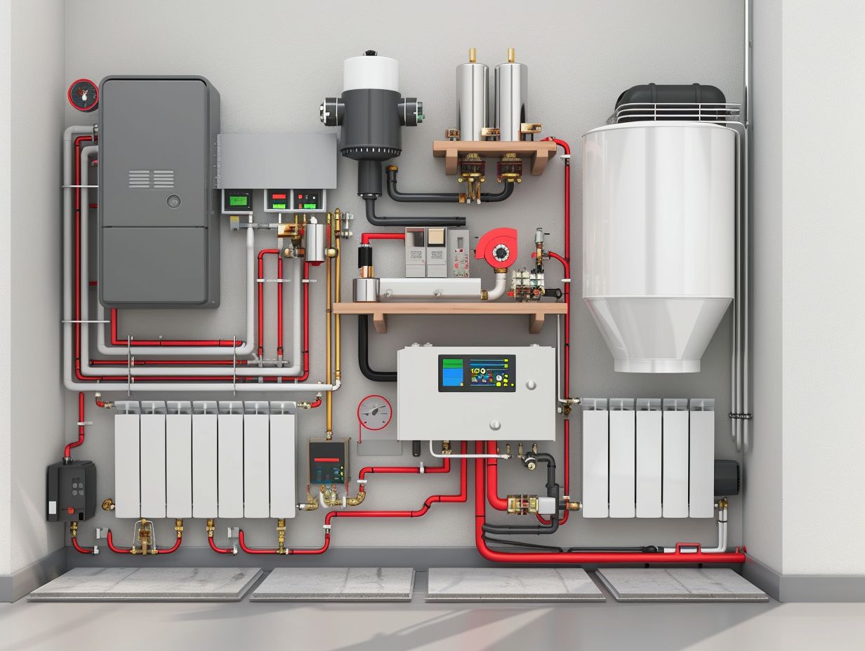 What is the difference between central heating and dual fuel heating (radiators)?