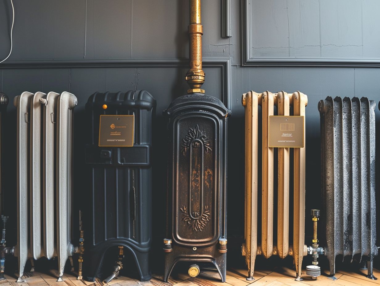 Size and Type of Radiator