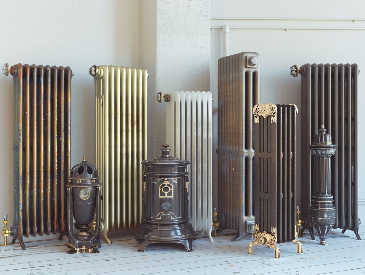 What are the different styles of traditional radiators?