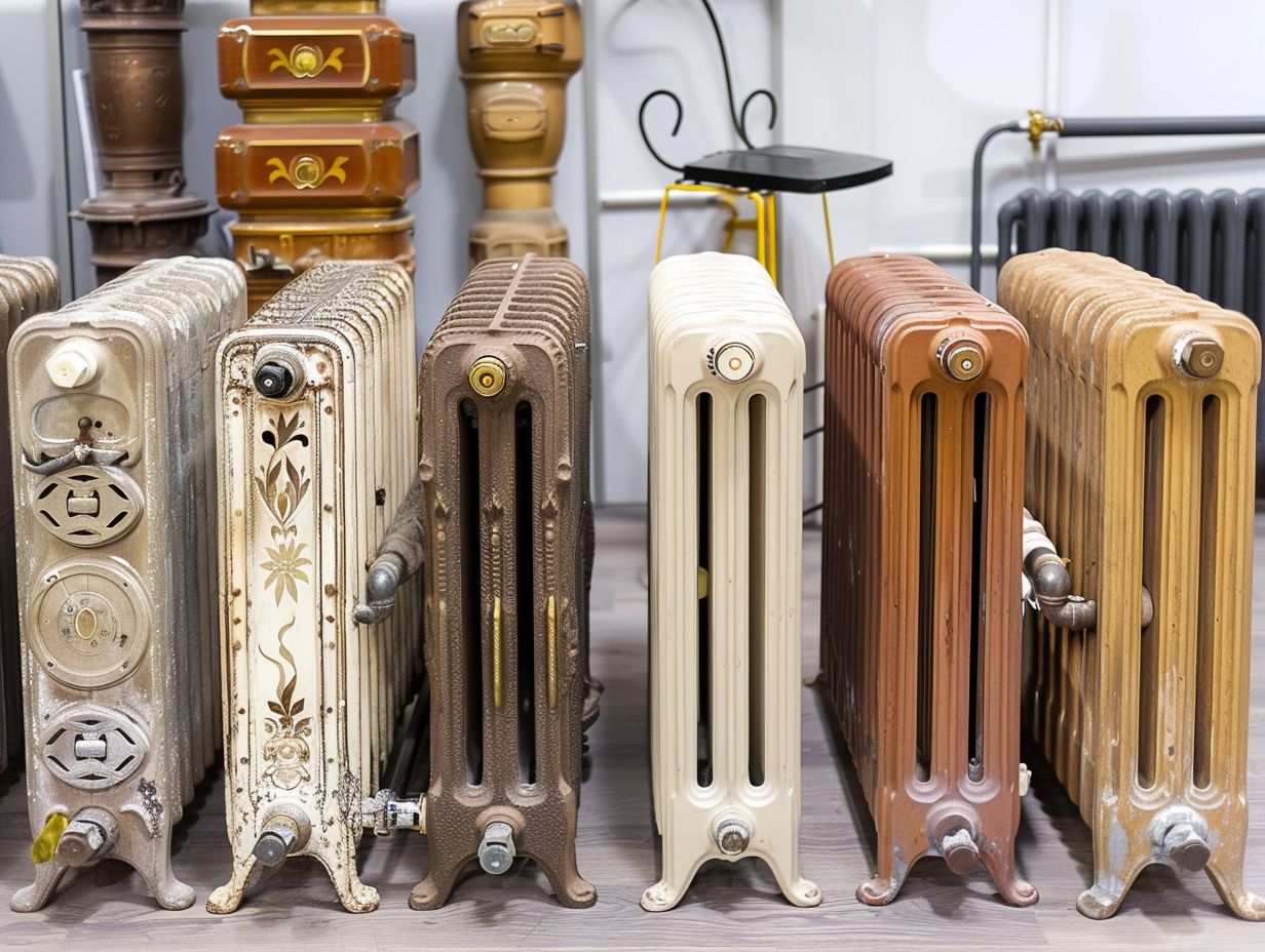 Types of Type 11 Radiators