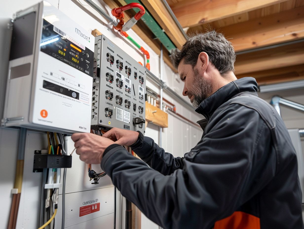 What should be included in annual maintenance for electric heating?